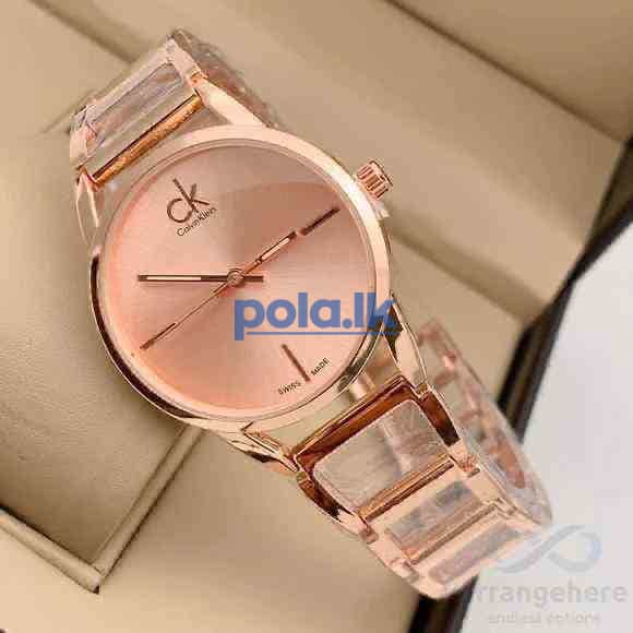 Women's watch golden pink - photo 1