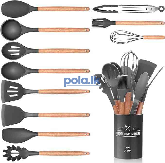 Silicone spatula 12pcs set - photo 2
