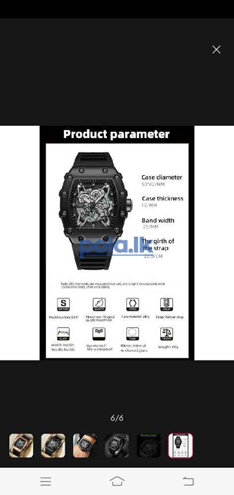 Waterproof men's watch - photo 6