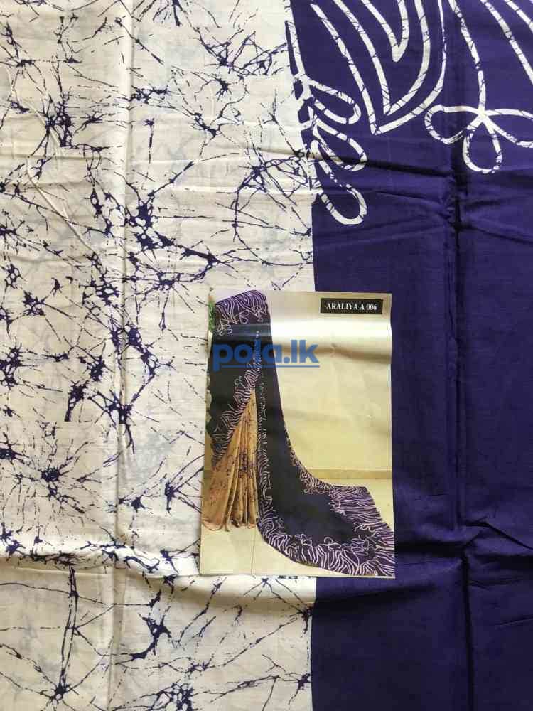 Indian bathik cotton sarees - photo 18