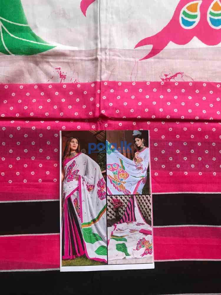 Indian bathik cotton sarees - photo 11