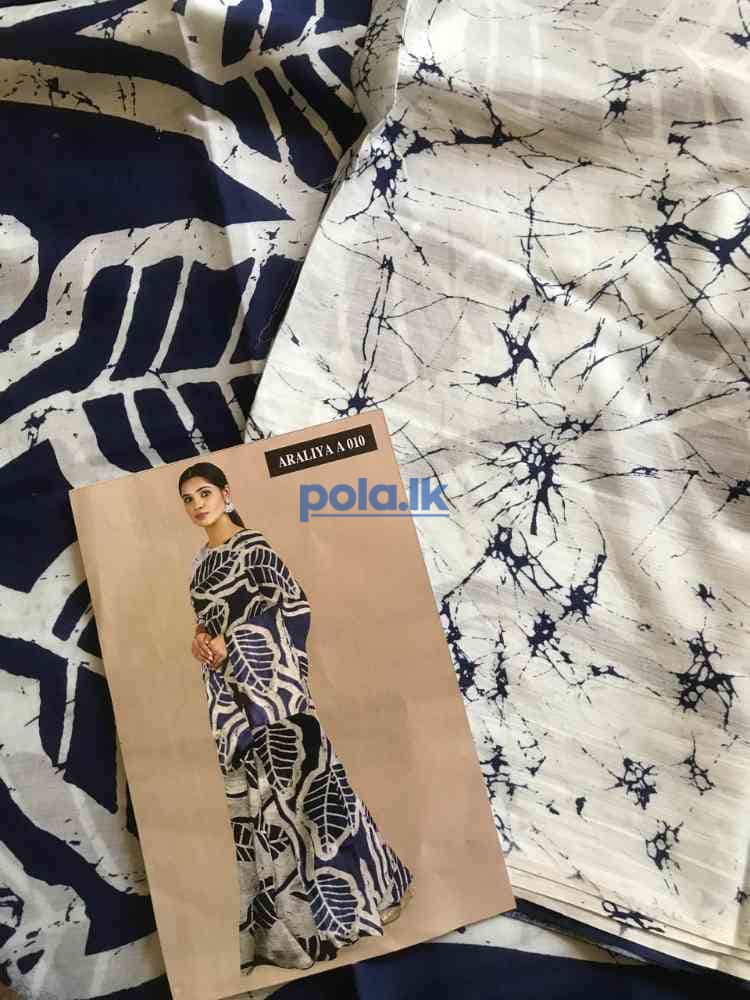 Indian bathik cotton sarees - photo 19