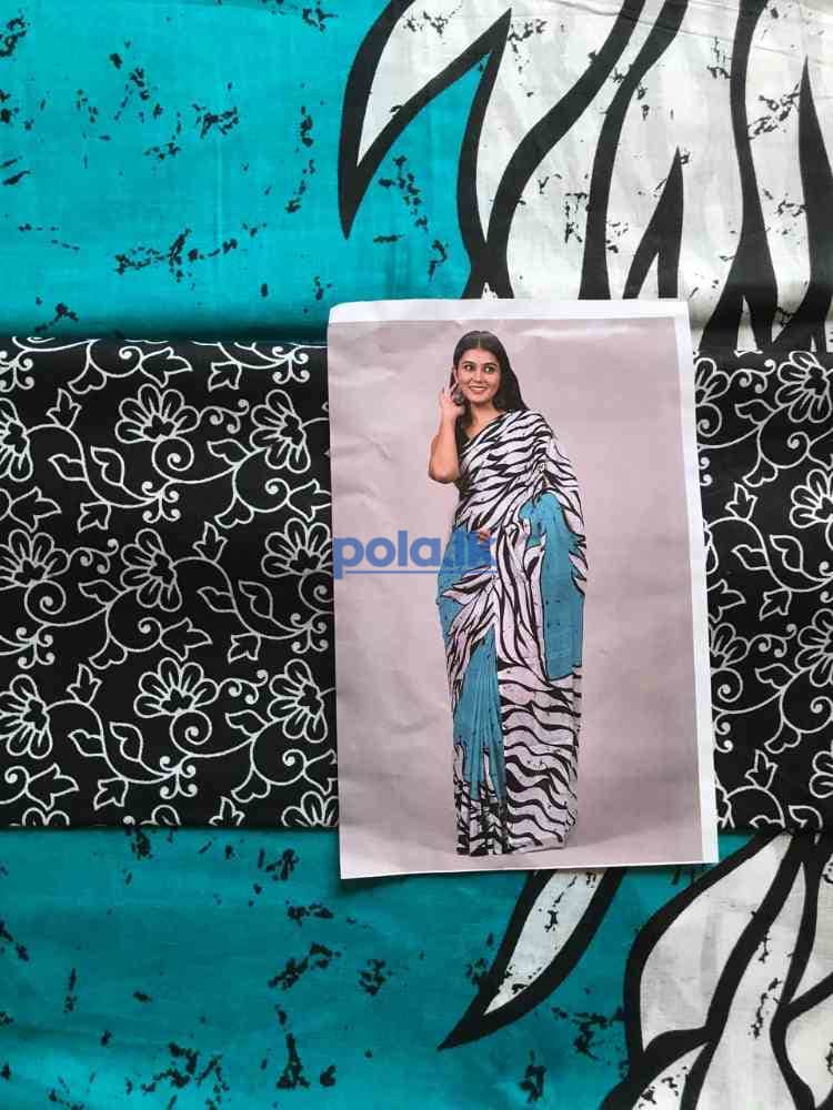 Indian bathik cotton sarees - photo 8