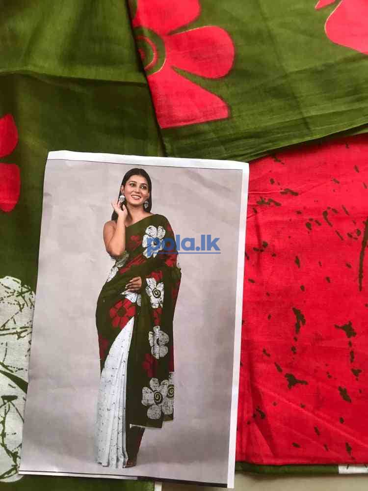 Indian bathik cotton sarees - photo 13