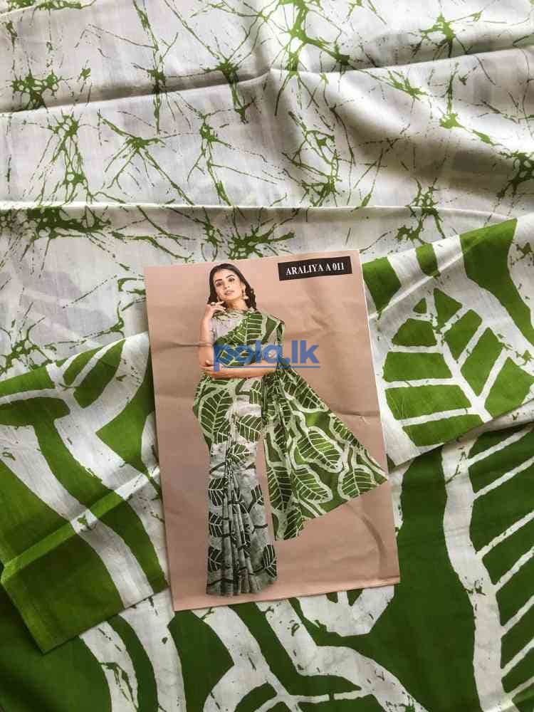 Indian bathik cotton sarees - photo 17
