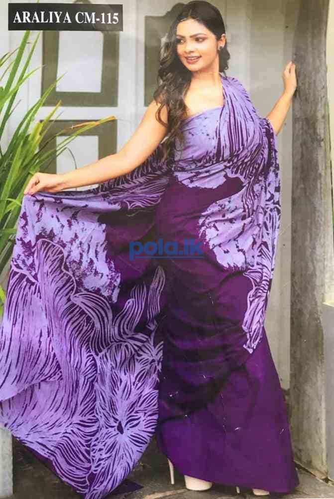 Indian bathik cotton sarees - photo 15