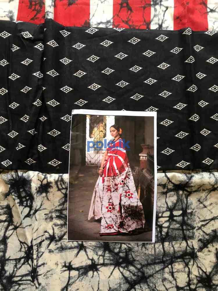 Indian bathik cotton sarees - photo 4