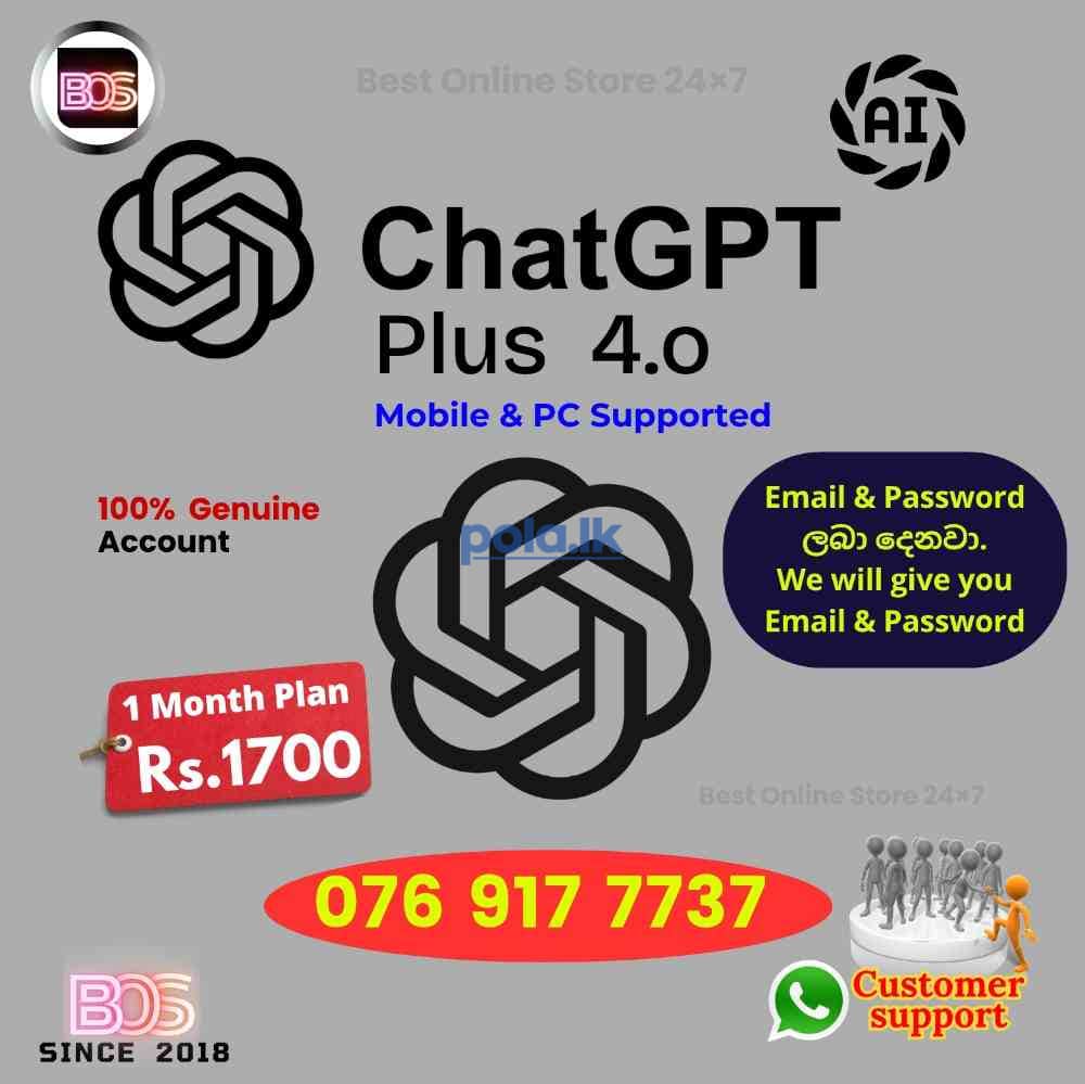 ChatGPT plus 4 in 1 month genuine account - photo 4