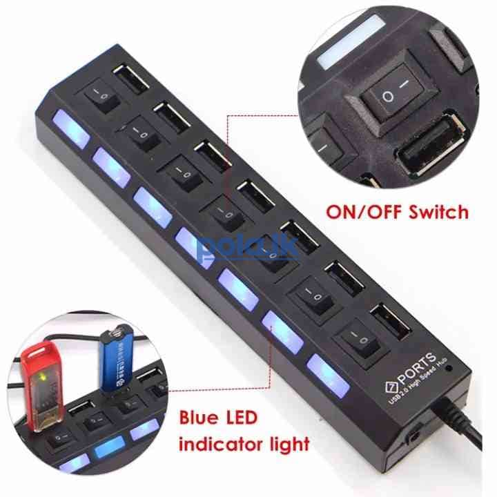 7 Port usb hub - photo 2
