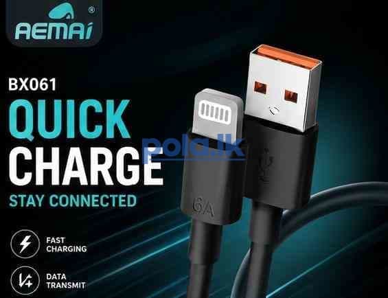 Remai BX-061 fast charging iPhone cable - photo 1