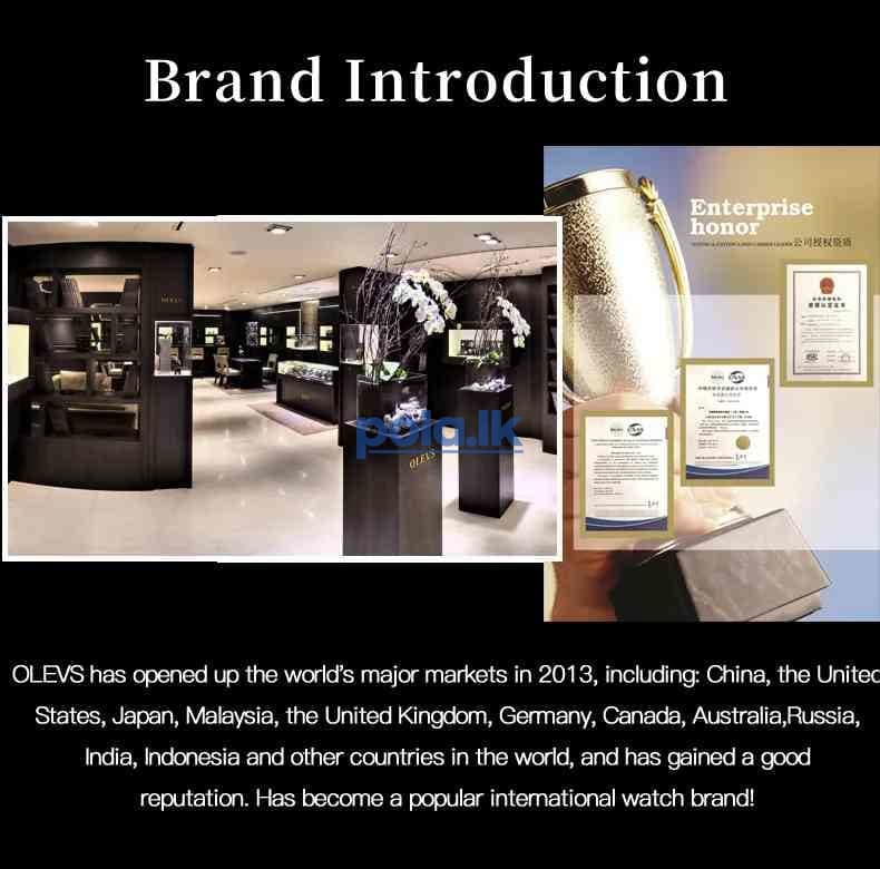 Olevs men's golden luxury watch - photo 3