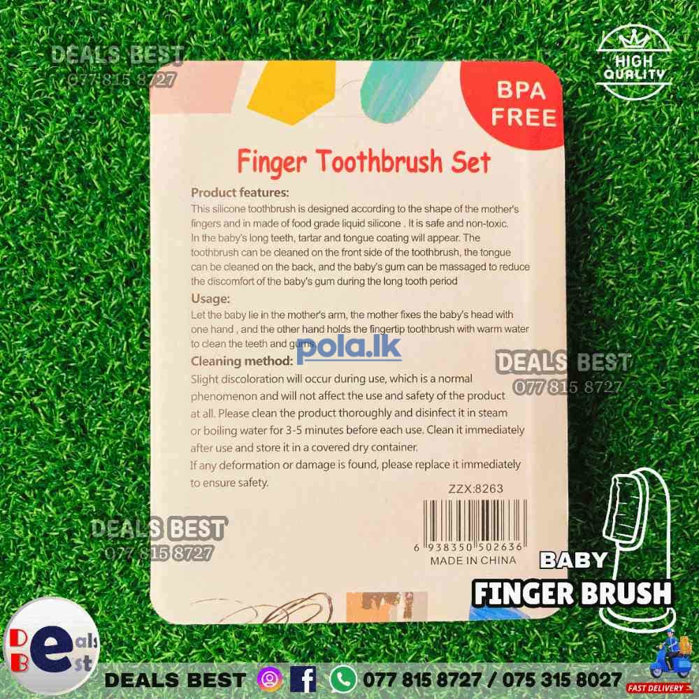Baby finger brush with box - photo 4