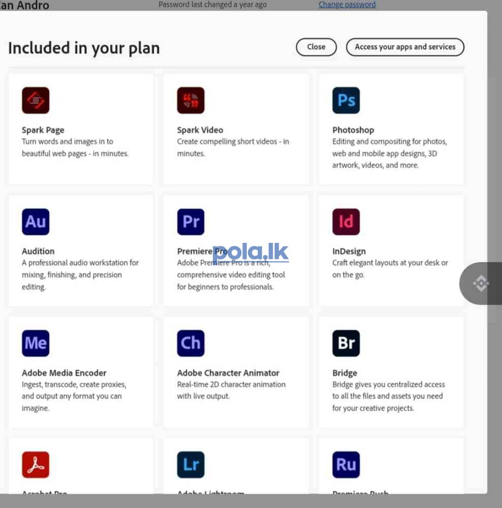 Adobe creative cloud genuine activation - Own mail - photo 6