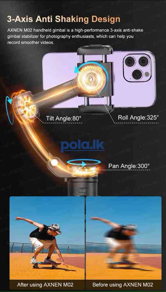 Axnen 3-axis m02 anti shake gimbal stabilizer - photo 9