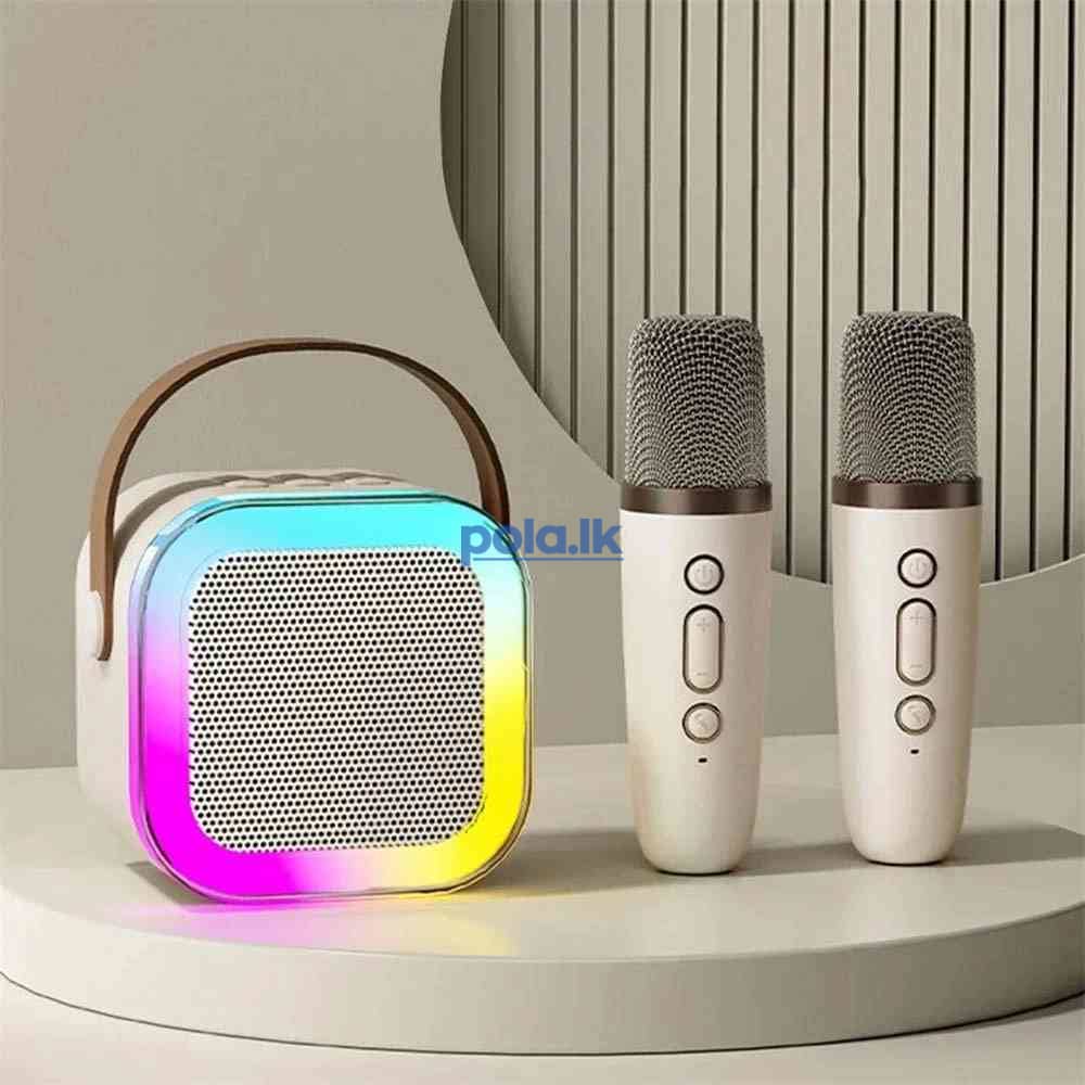 Karaoke bluetooth speaker with 2 mic - photo 1