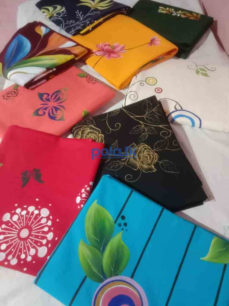 Hand painted sarees - photo 3