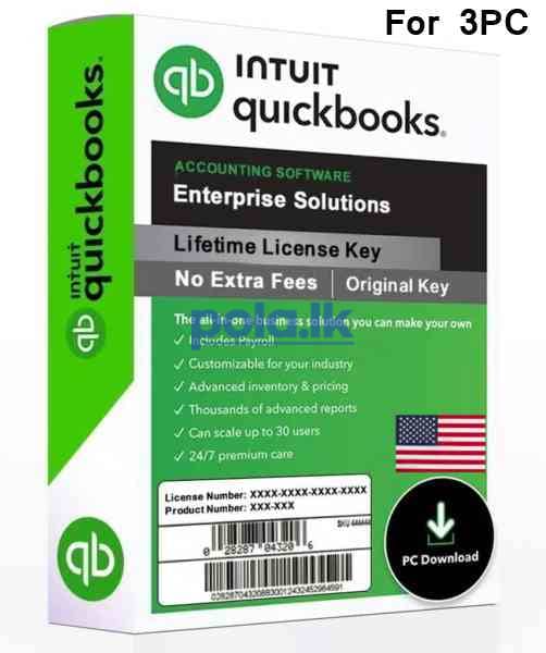 Quickbooks enterprise solutions 2024 US for 3 pc - photo 1