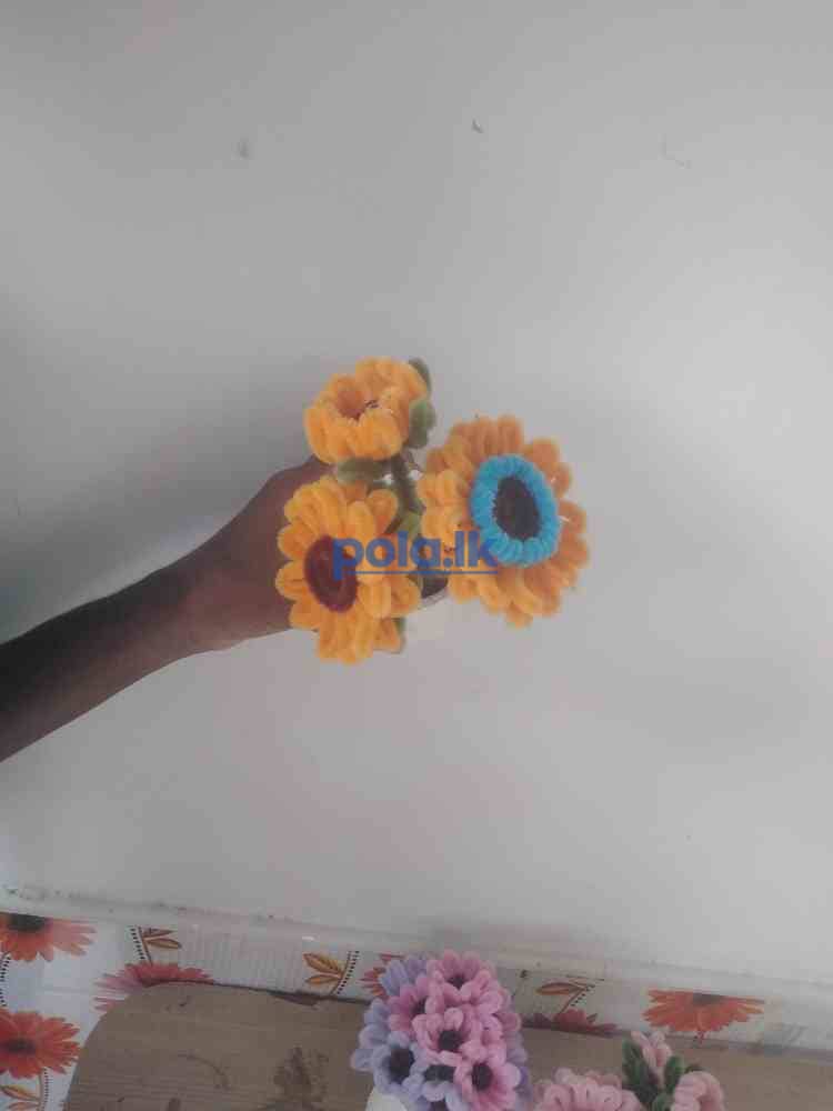 Pipe cleaner flower pot - photo 1