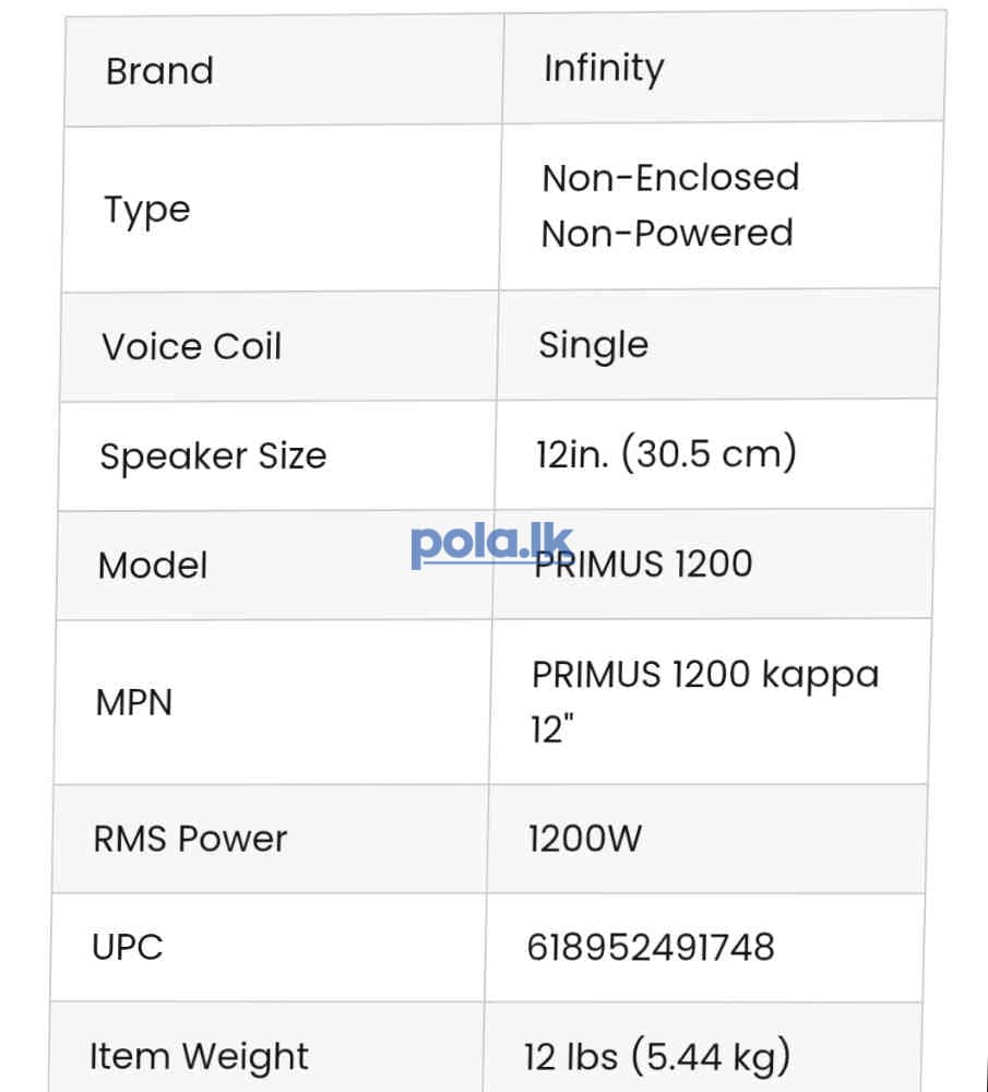 Infinity 1200t car sub tube - photo 4
