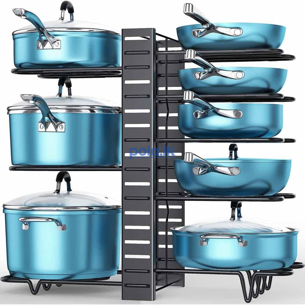 Adjustable pot and pan rack - photo 2
