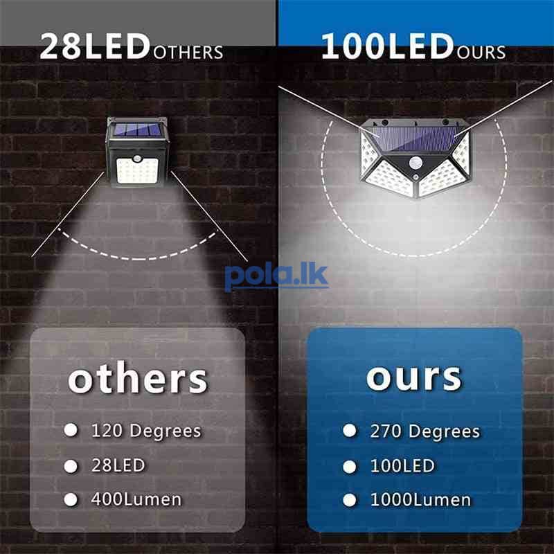 Solar wall lamp100 led light - photo 2