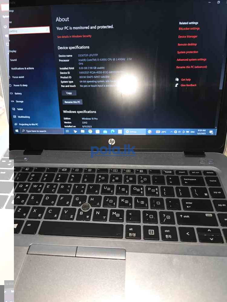 Hp elitebook i5 6th gen laptop - photo 4