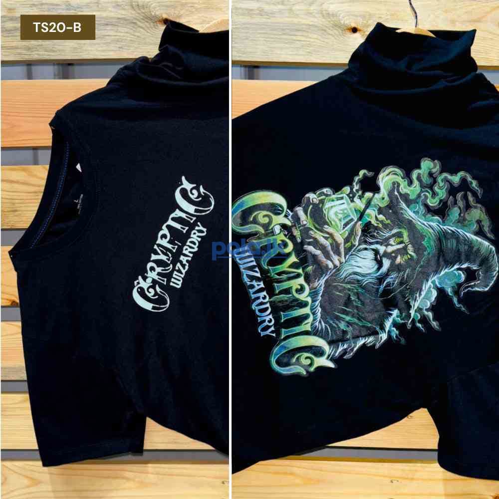 Men's collarless t-shirts - photo 19