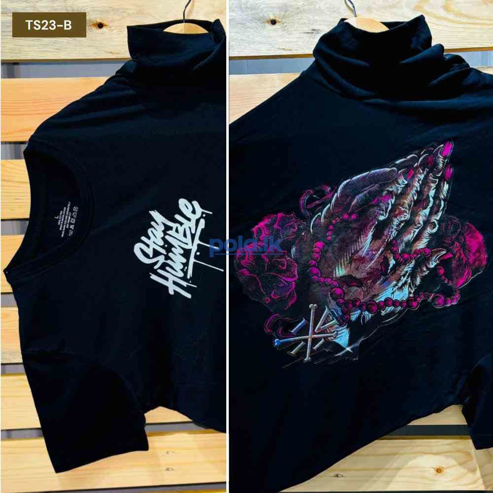 Men's collarless t-shirts - photo 4