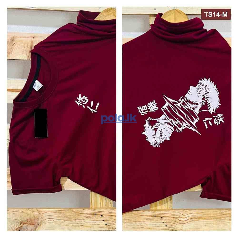 Men's collarless t-shirts - photo 3
