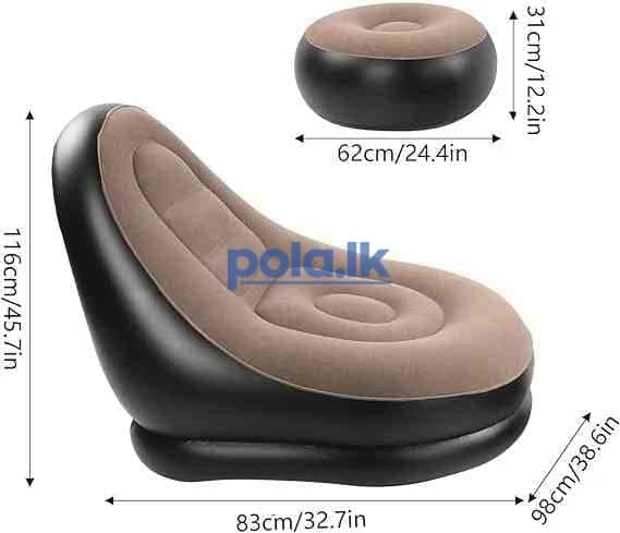 Air sofa and foot rest - photo 3