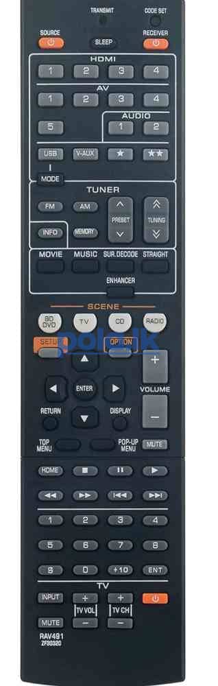 Yamaha rav491 zf30320 remote control - photo 1