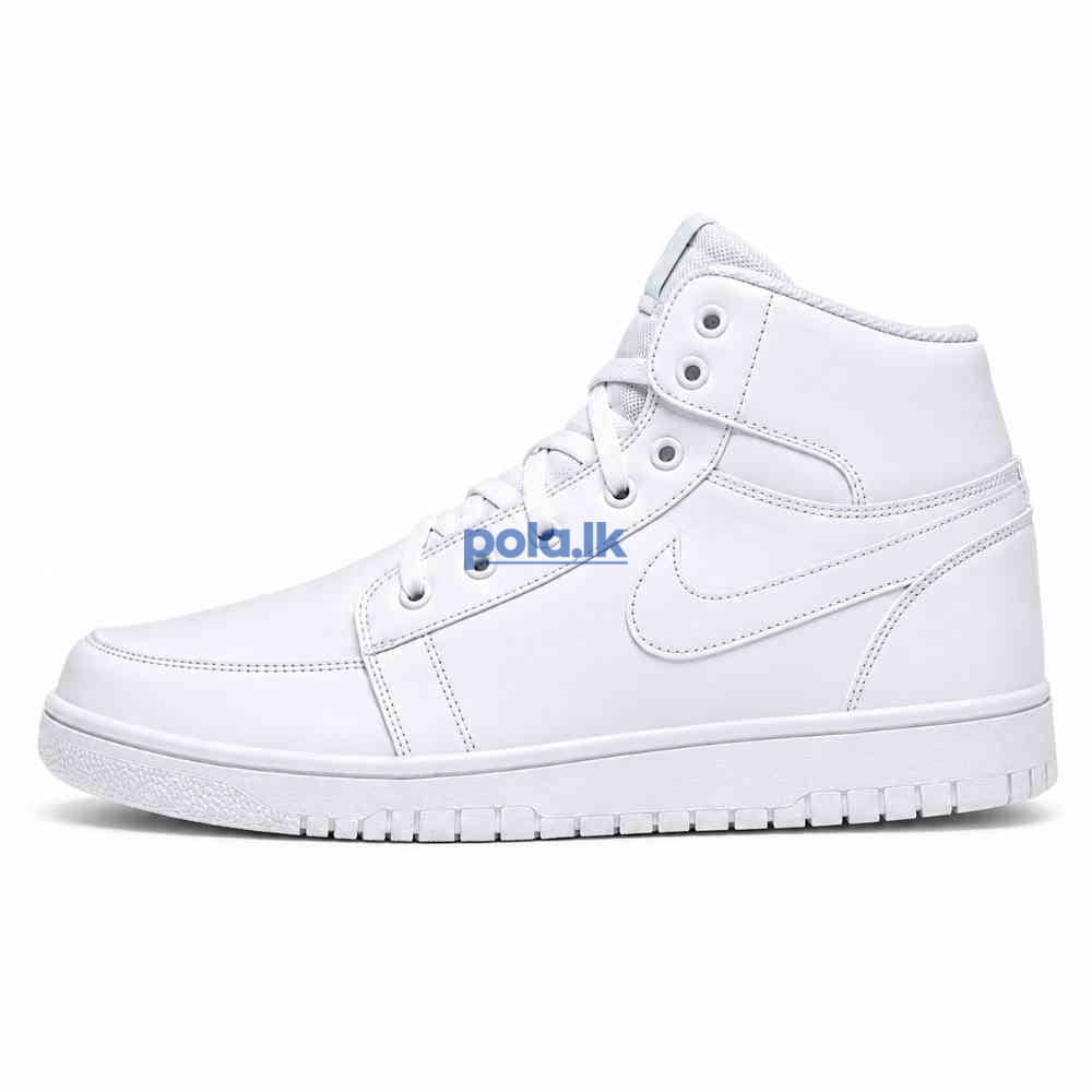 High top white sneaker - photo 3