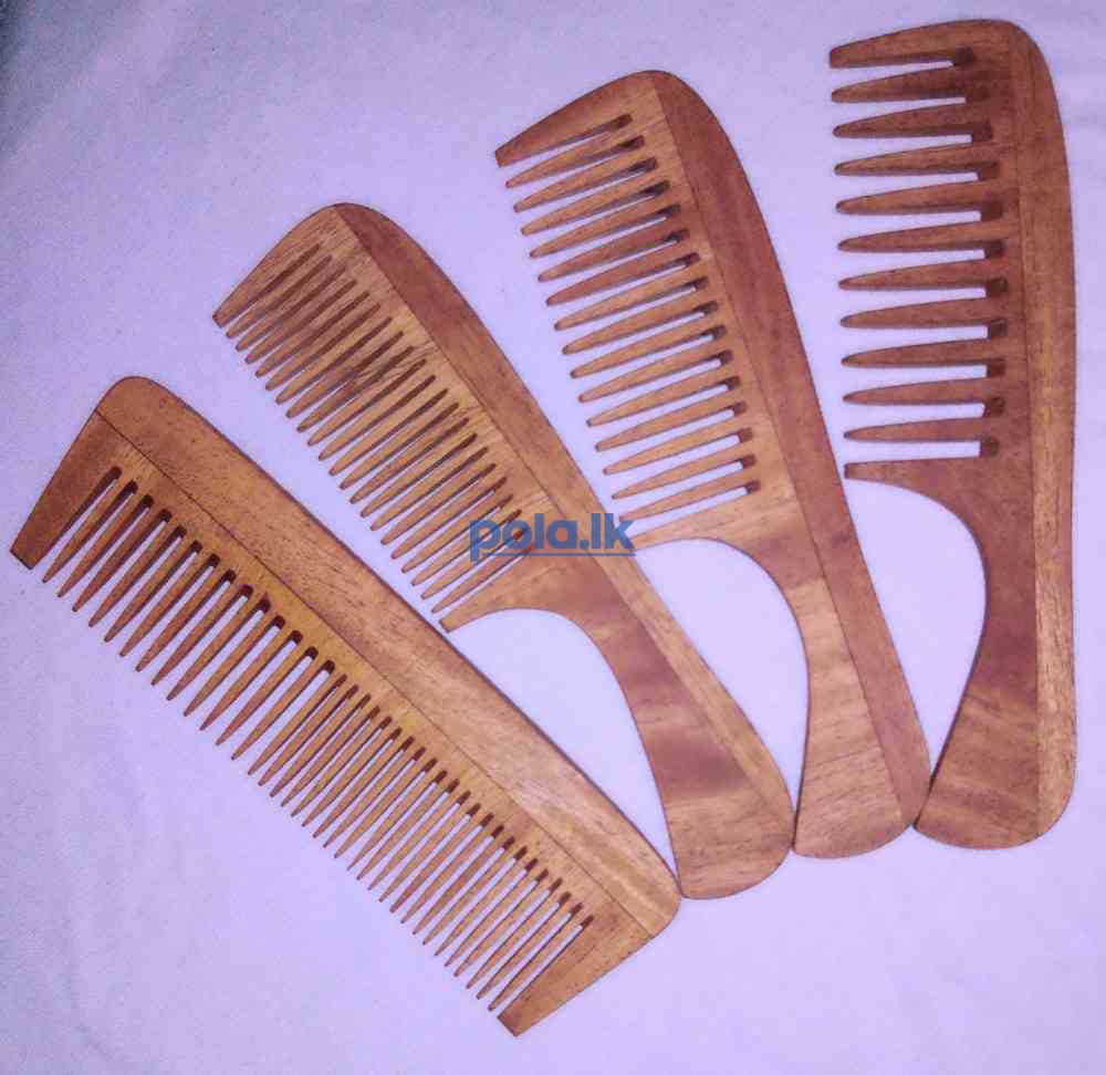 Neem wooden comb - photo 6
