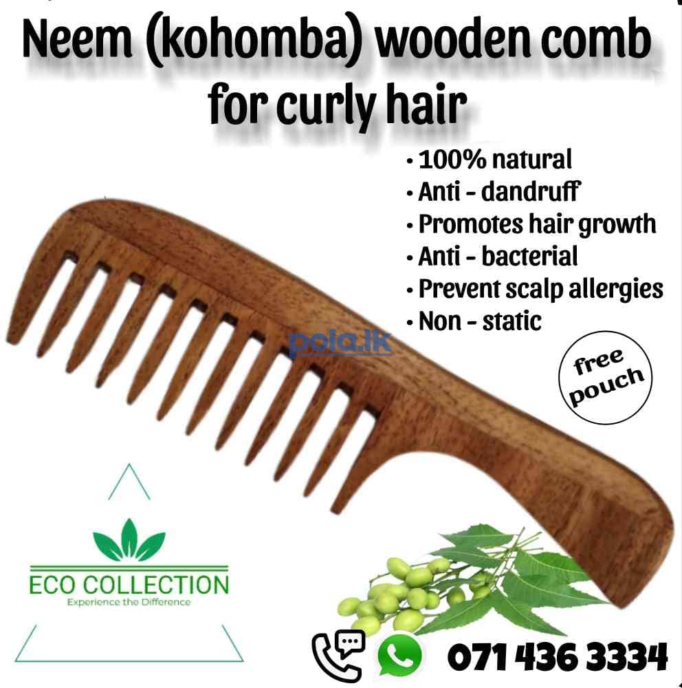 Neem wooden comb - photo 1
