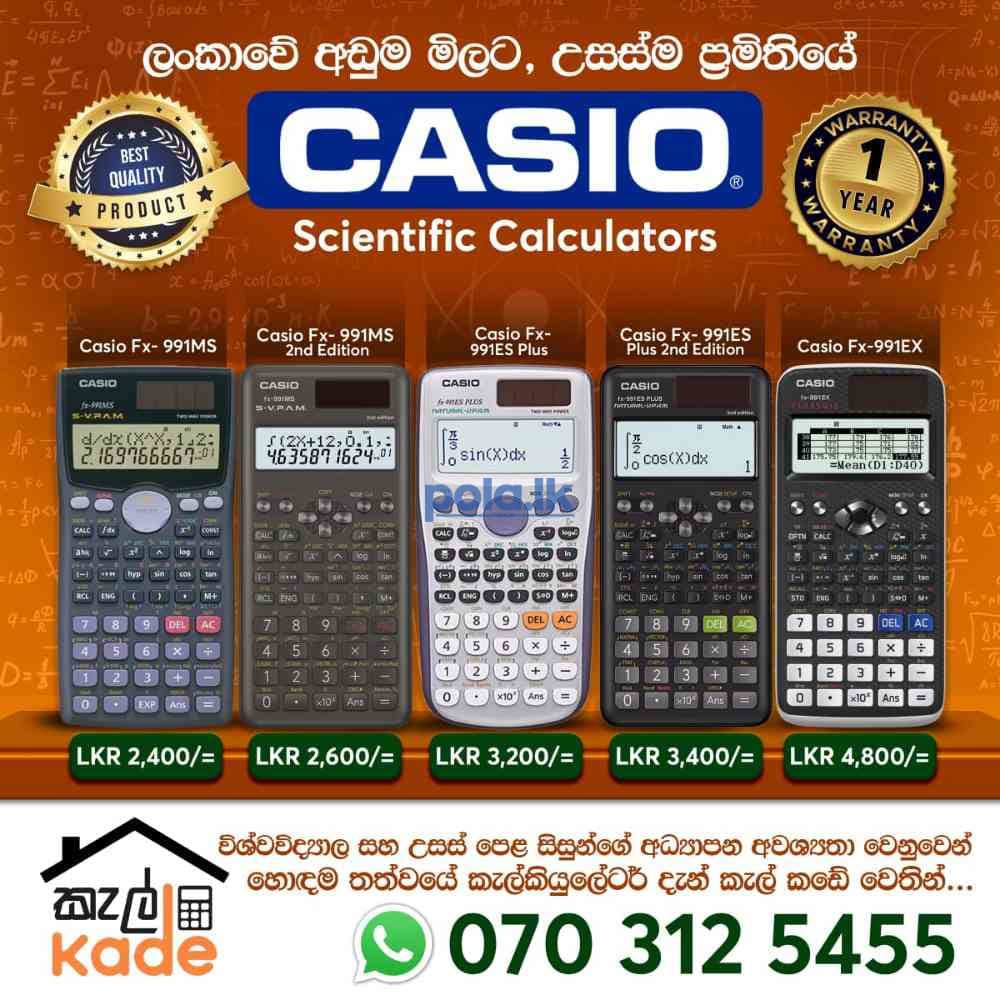 Casio scientific calculators - photo 1