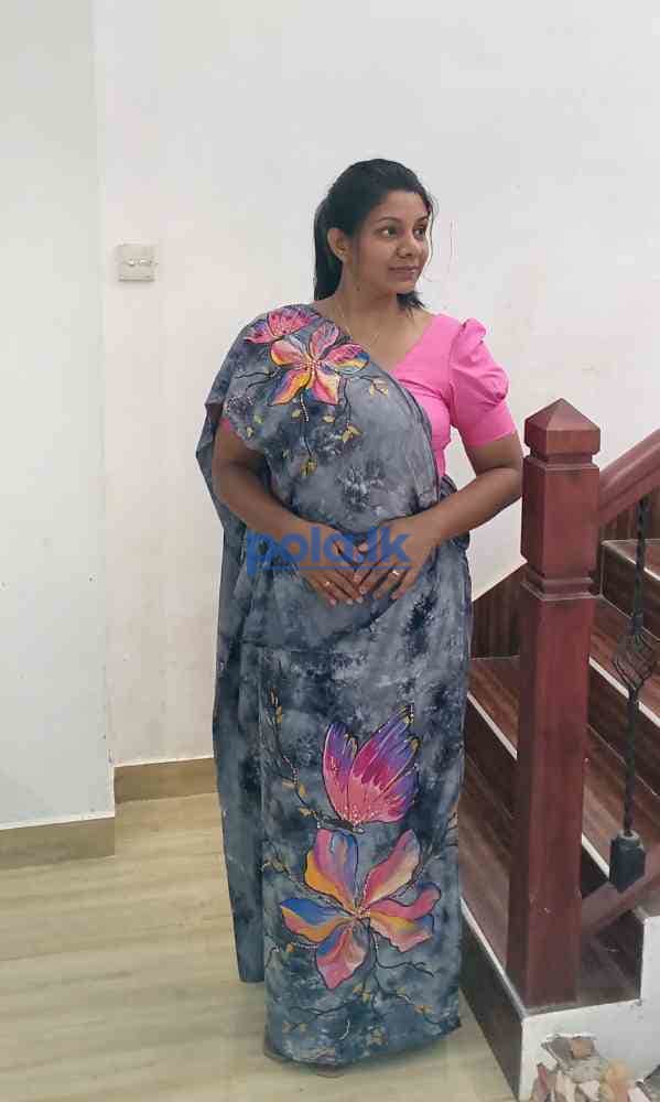 Hand painted saree - photo 1