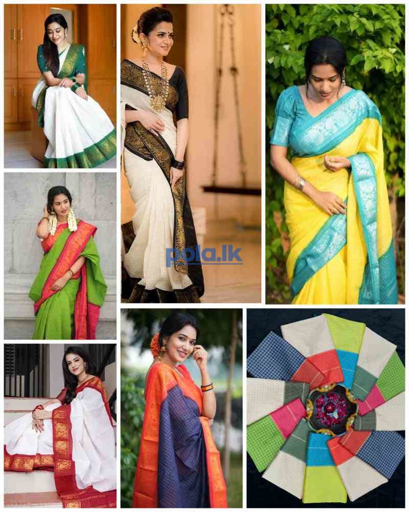 Soft llichi silk cloth saree - photo 2