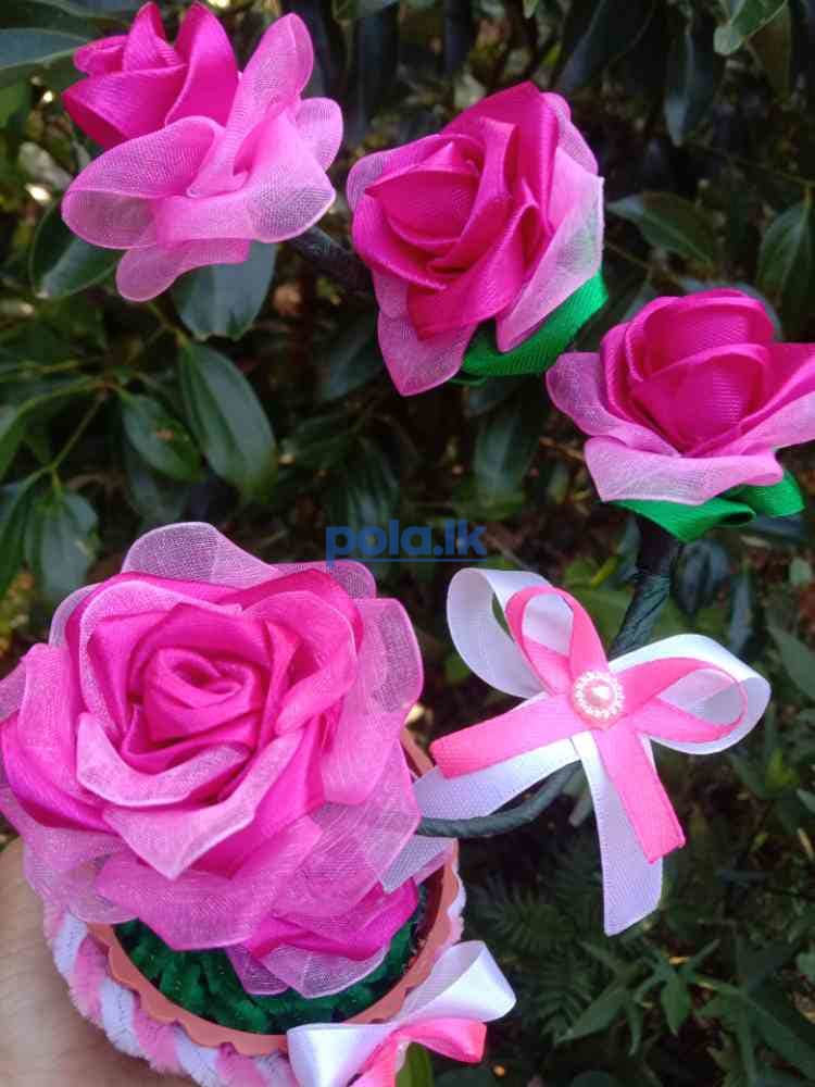 Cute ribbon rose - photo 5