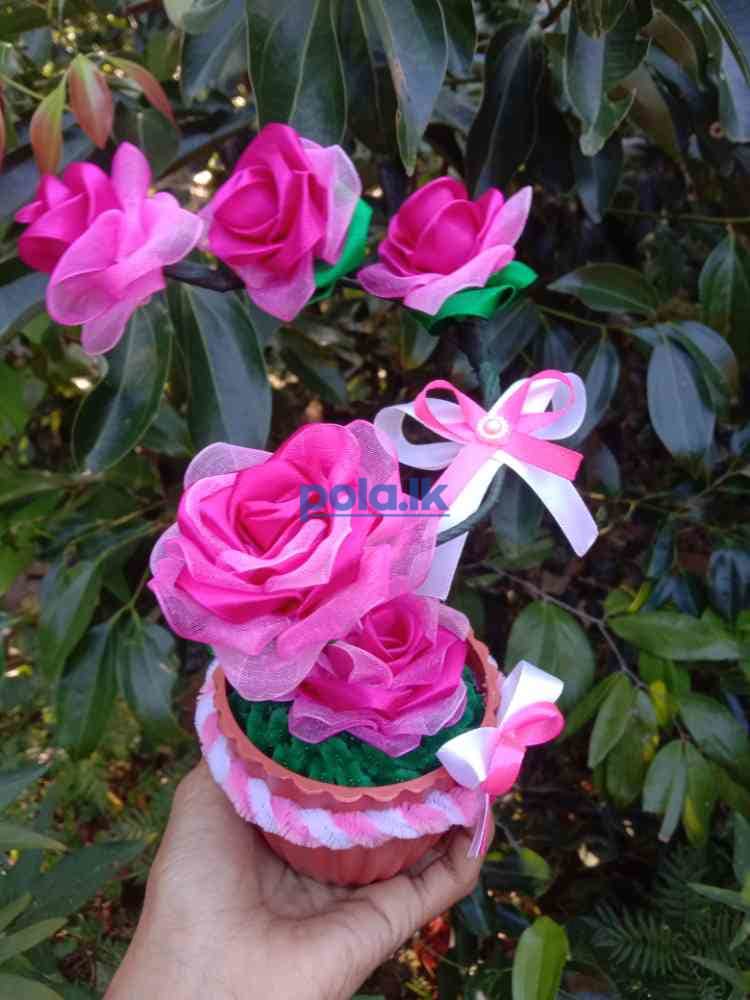 Cute ribbon rose - photo 2