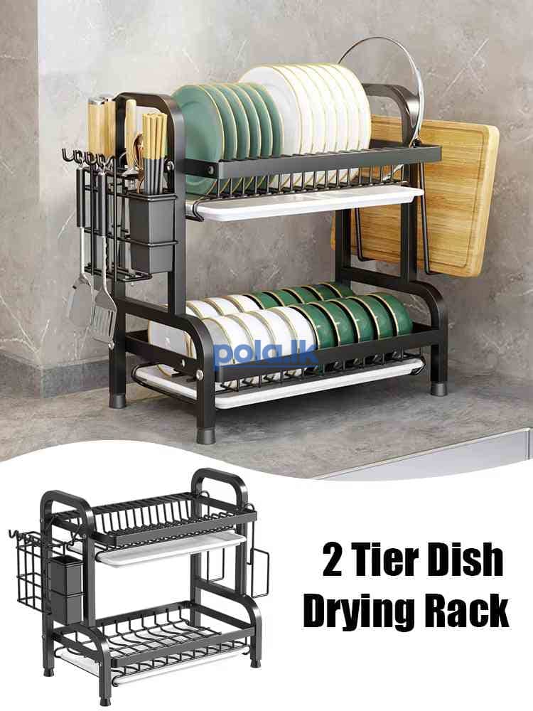 2 Tier multifunctional bowl rack - photo 1