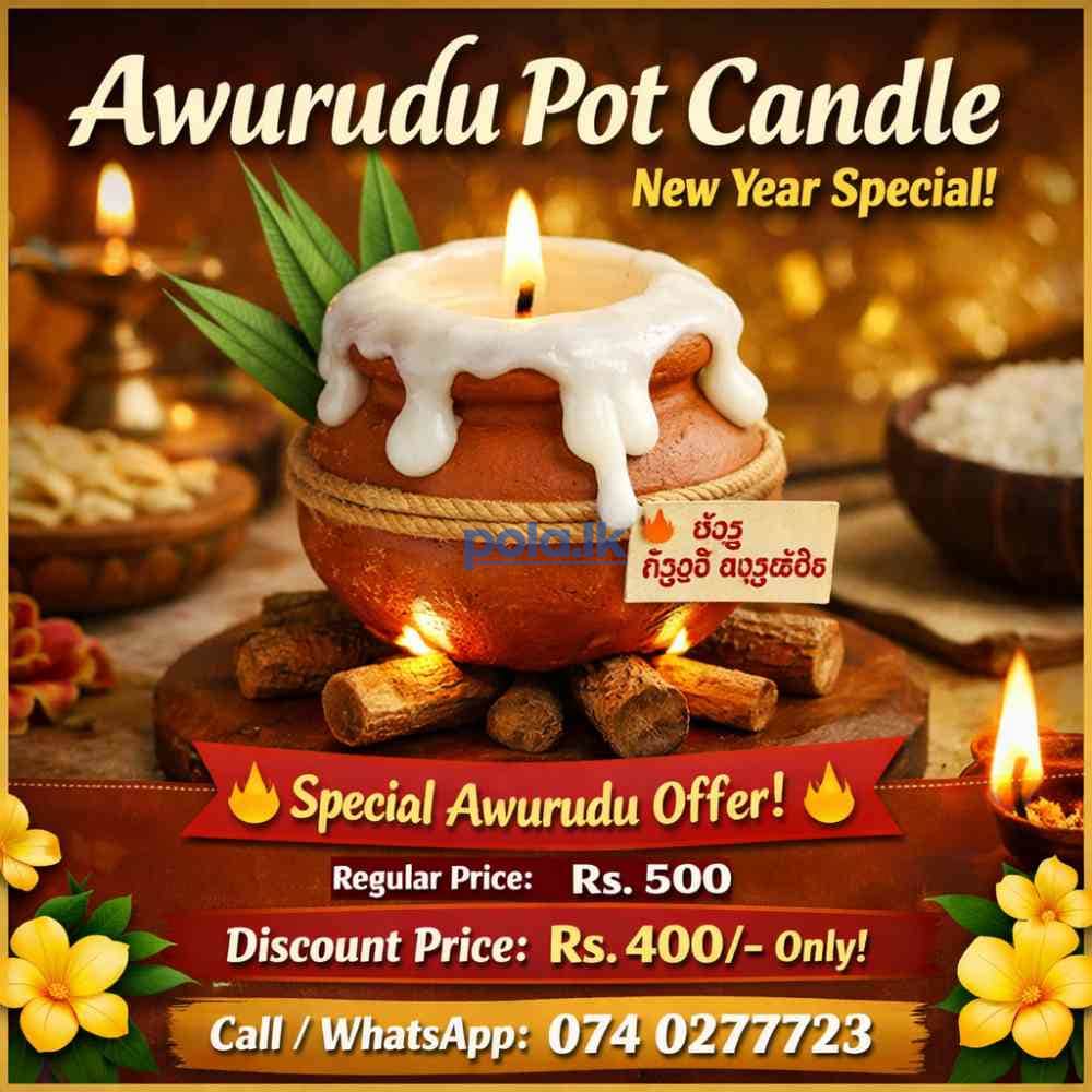 Awurudu pot candle - photo 1