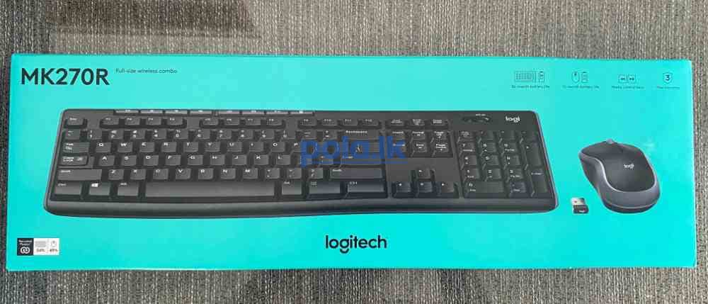 Logitech MK270R wireless keyboard & mouse combo - photo 1