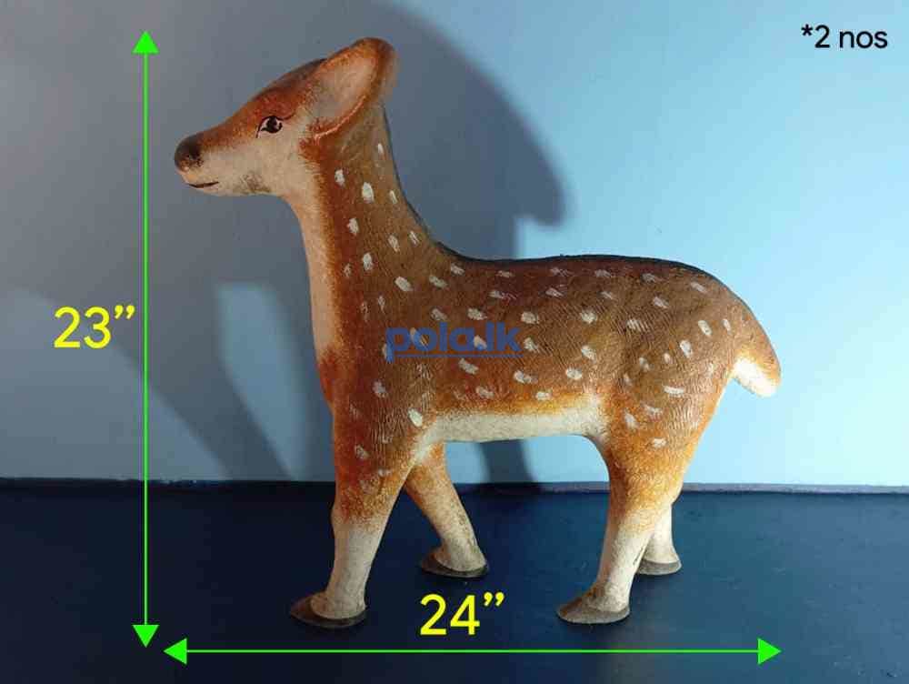 Deer statue set - photo 4