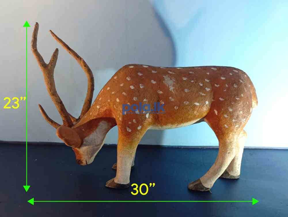 Deer statue set - photo 3