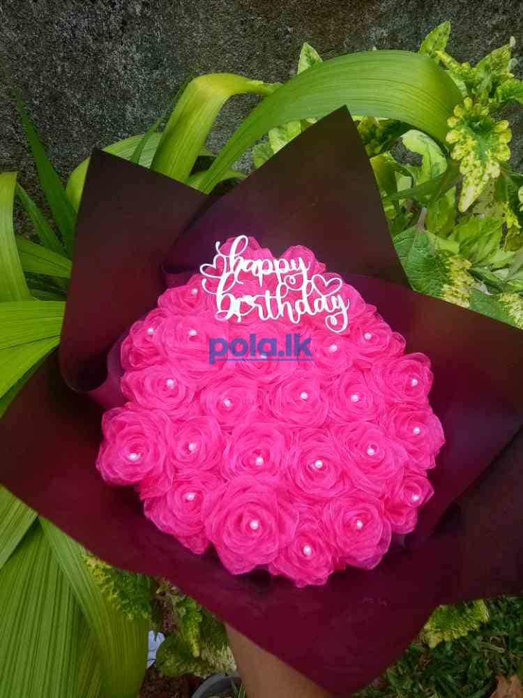 Ribbon flower bouquet price - photo 7