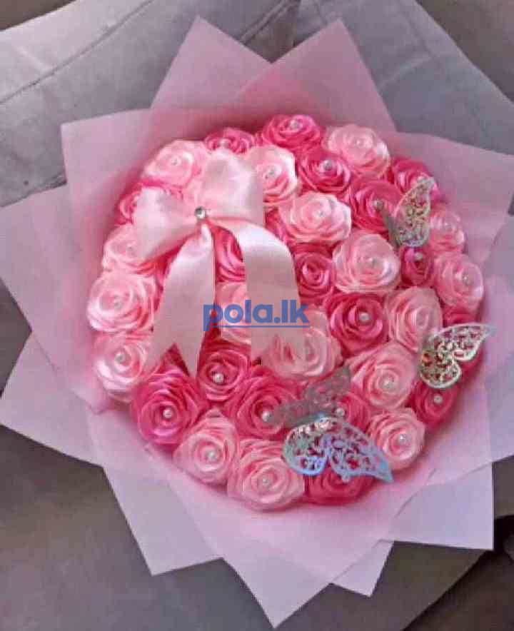 Ribbon flower bouquet price - photo 2