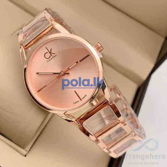 Ck fashion rosegold ladies luxury watch - photo 1