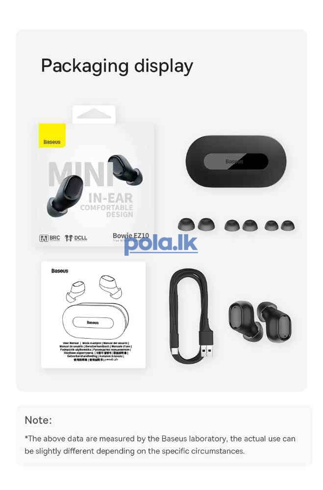 Baseus EZ10 bluetooth earbuds - photo 6