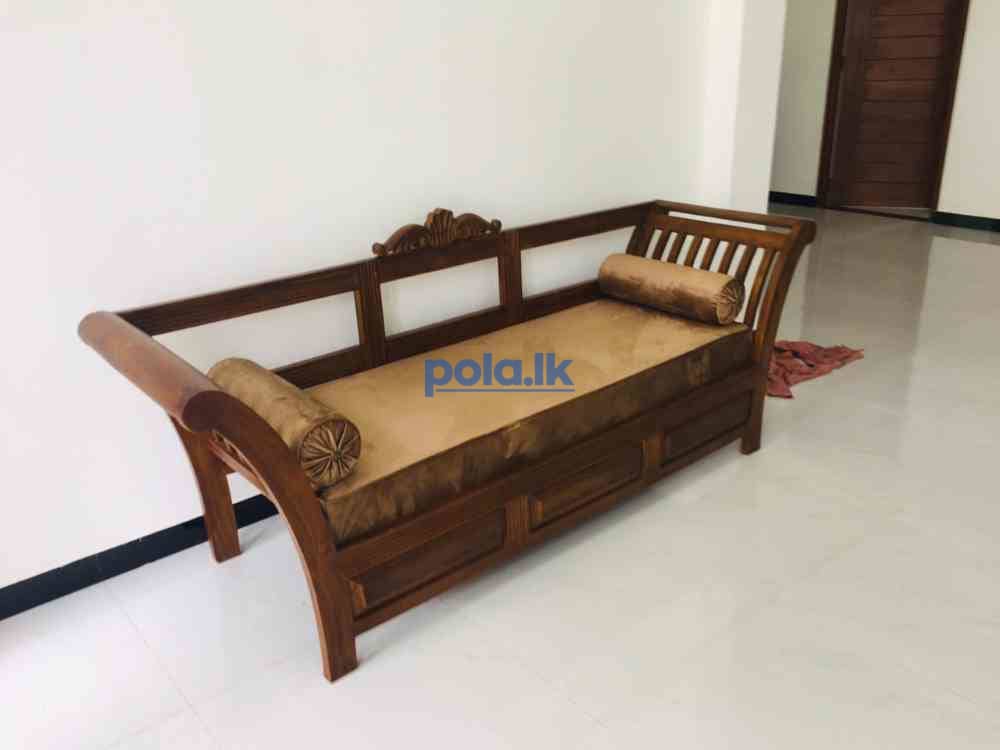 Teak wood divan - photo 2