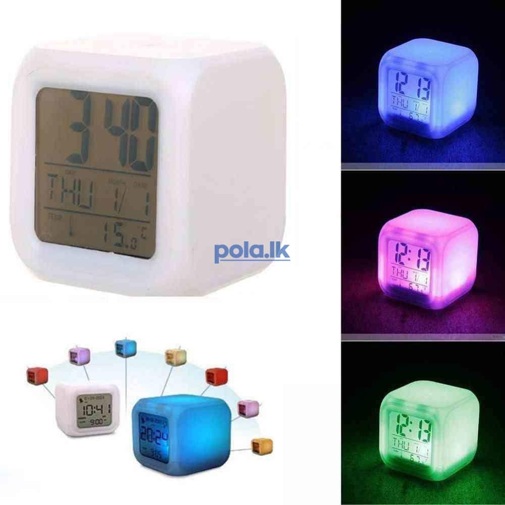Glowing led alarm clock - photo 1